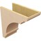 Ekena Millwork 9"W x 18"D x 18"H Classic Hughes Rough Cedar Woodgrain TimberThane Corbel, Primed Tan CORUR09X18X18HUGRCPR - alternate 4